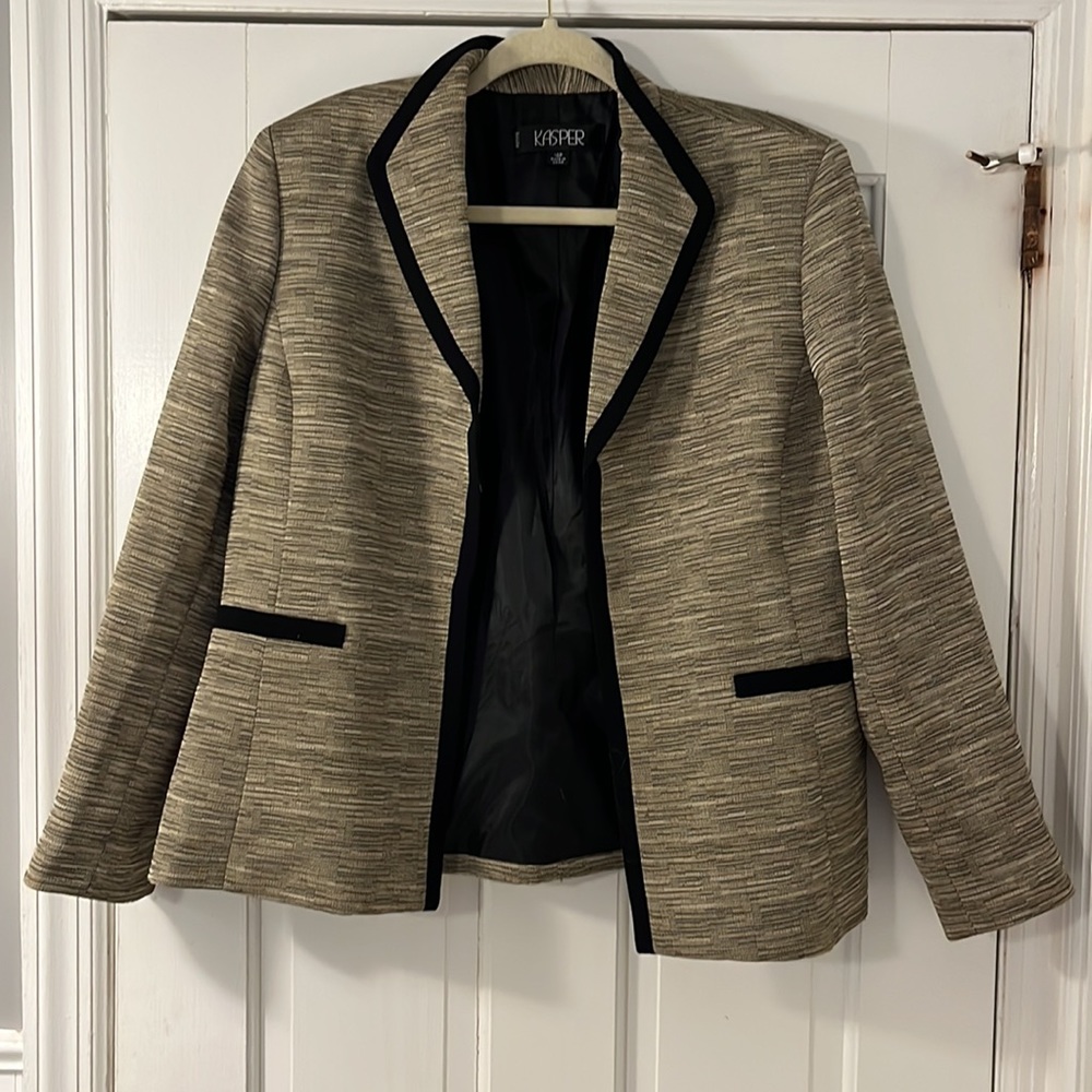 Women's Tan Blazer Jacket